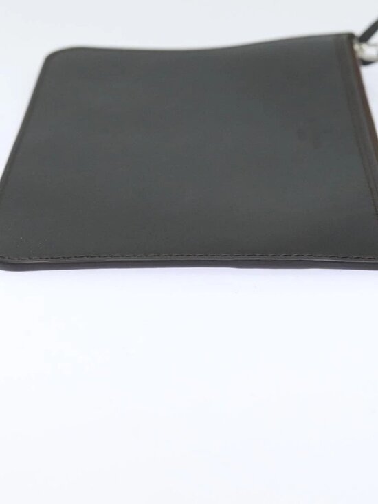 Louis Vuitton Handbags - LOUIS VUITTON Pouch Leather Brown LV